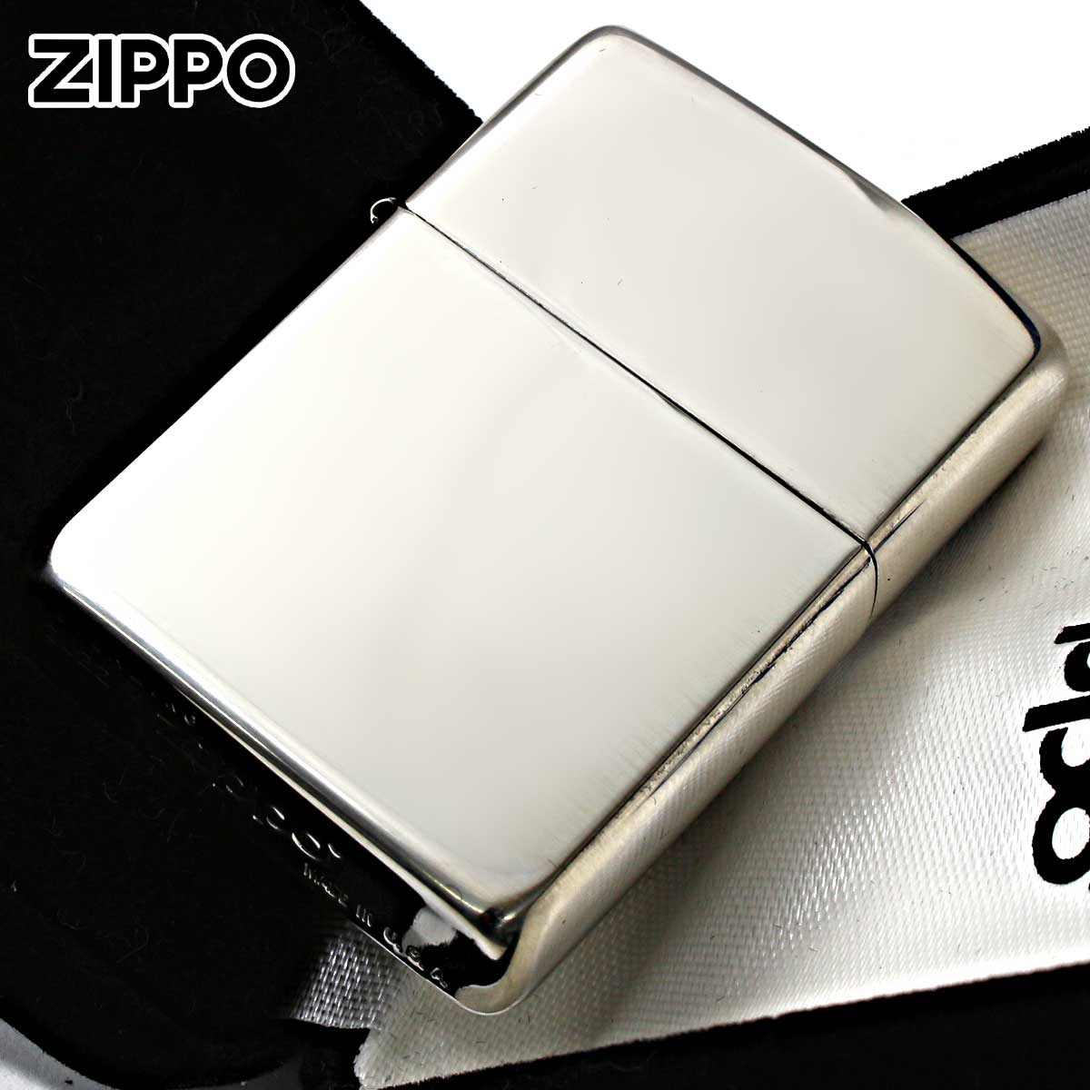 Zippo ジッポー 純銀 スターリングシルバー 925 Sterling Silver ポリッシュ 鏡面 無地 No.15