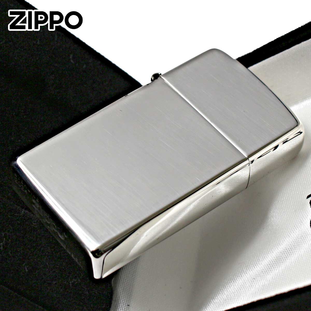 Zippo ジッポー スリム 純銀 スターリングシルバー 925 SLIM Sterling Silver ポリッシュ 鏡面 無地 No.1500