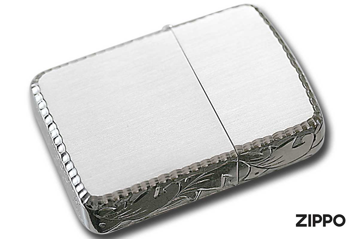 Zippo ジッポー 在庫限り Three Hand Cut 3面手彫り 1941-3H C2 SV10μ SATIN