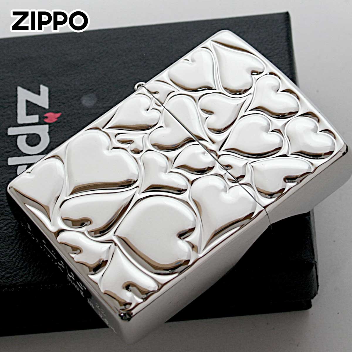 Zippo ジッポー ハート ダイアノシルバー FILL LOVE A