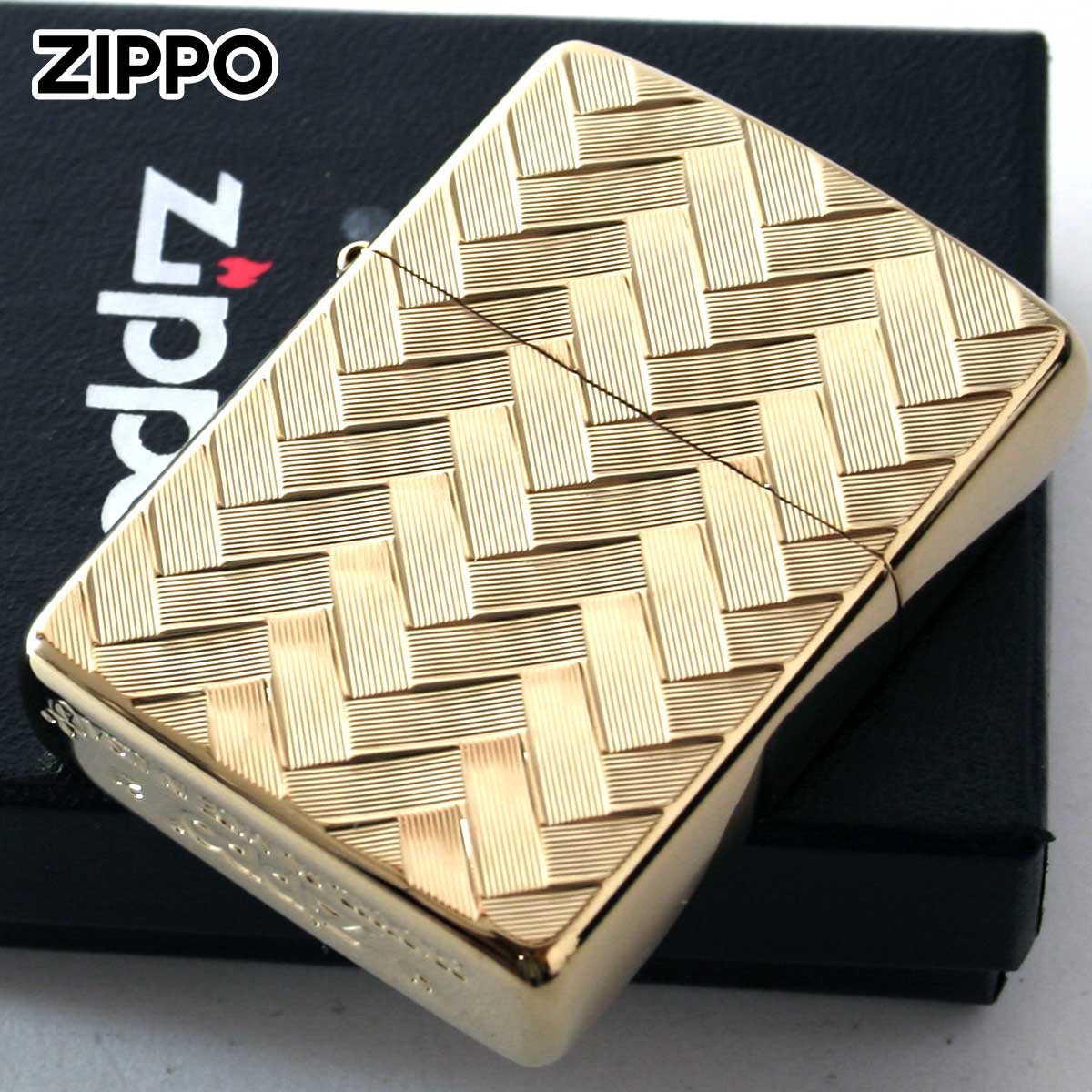 Zippo ジッポー アーマー ワイヤーメッシュ 金メッキ 両面加工 ARMOR WIRE MESCH 3 ゴールドタンク GP