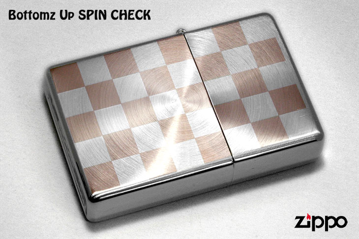 Zippo ジッポー ボトムズアップスピンチェック Bottomz Up SPIN CHECK RP&SV C