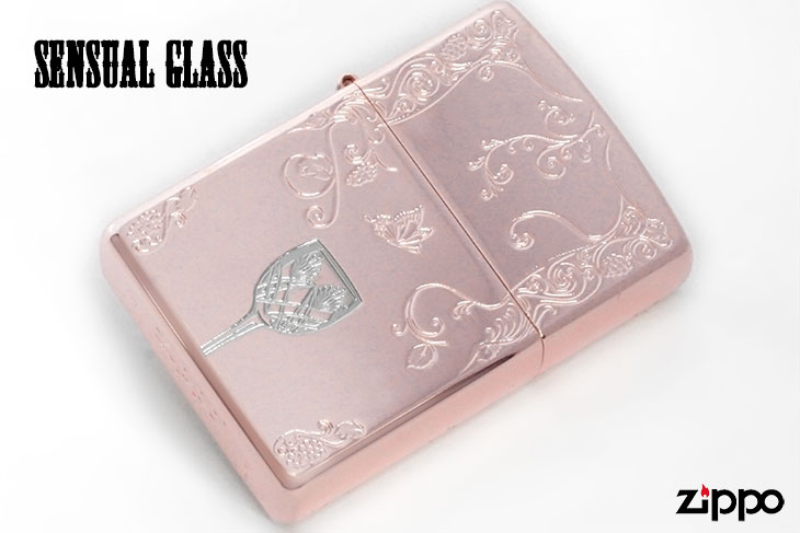 Zippo ジッポー SENSUAL GLASS （B）Rose Pink