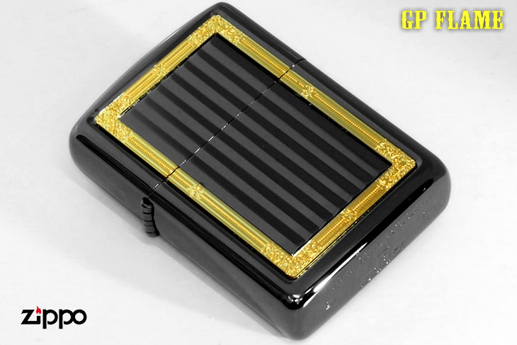 Zippo ジッポー GPフレーム （Ａ）ネオブラック