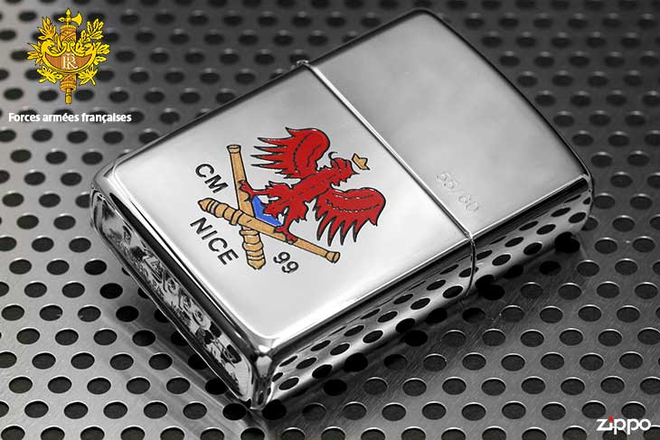 Zippo ジッポー 絶版・1998年製造 フランス軍 ARMED FORCES 60個限定 NICE FRENCH 17 メール便可