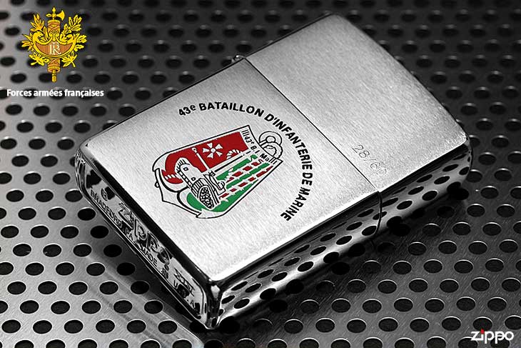 Zippo ジッポー 絶版・1998年製造 フランス軍 ARMED FORCES 60個限定 MARINE FRENCH 21 メール便可