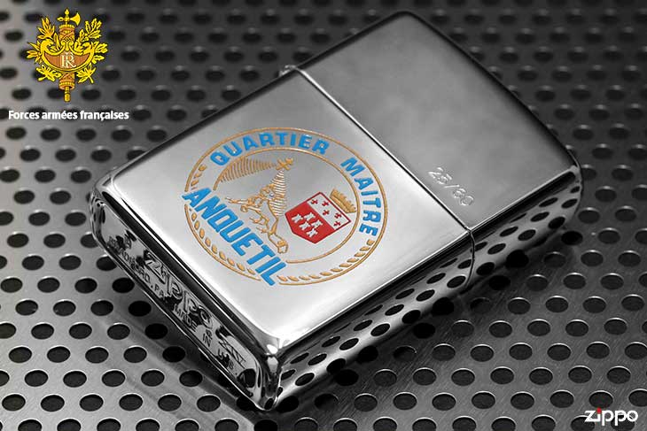 Zippo ジッポー 絶版・1998年製造 フランス軍 ARMED FORCES 60個限定 ANQUETIL FRENCH 29 メール便可