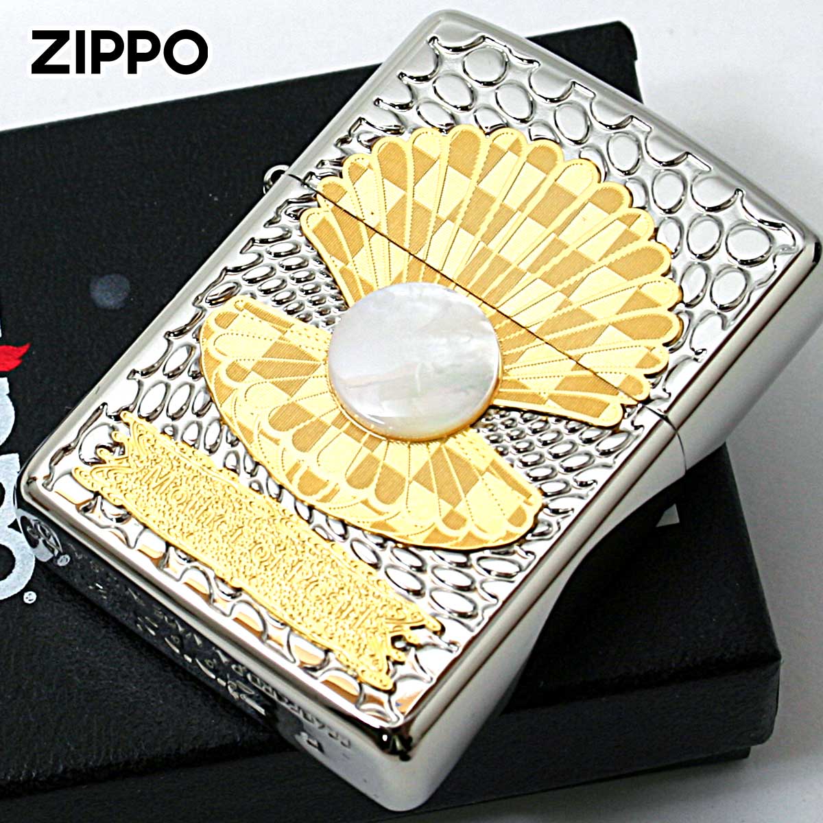 Zippo ジッポー アーマー 白蝶貝 パール 3ピースメタル ARMOR Mother of Pearl WH