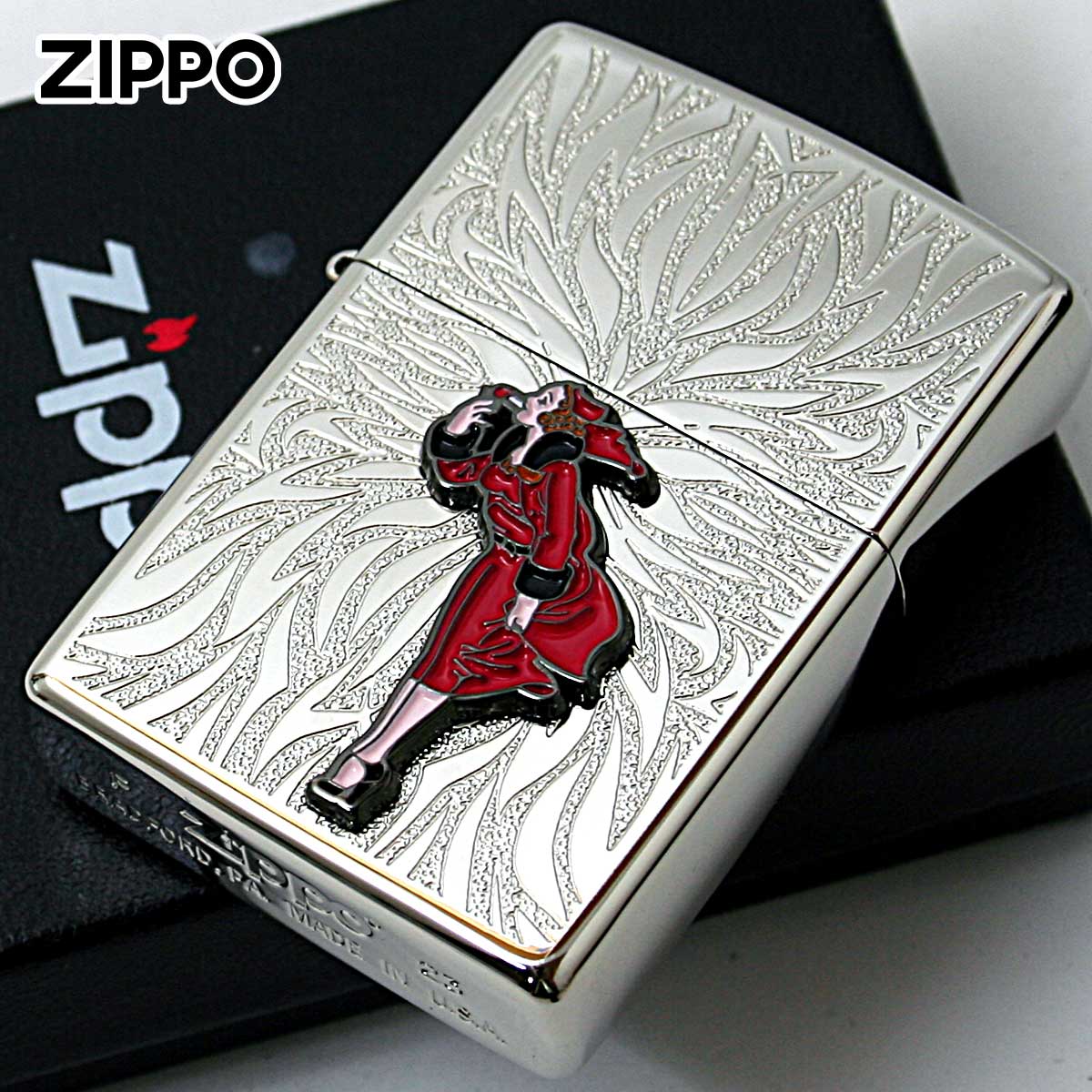 Zippo ジッポー ウィンディーメタル ホワイトニッケル Windy Metal White Nickel WH