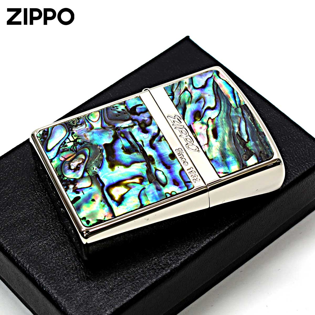 Zippo ジッポー シェル カラーライン 貝 両面加工 ゴールド SHELL LINE GD