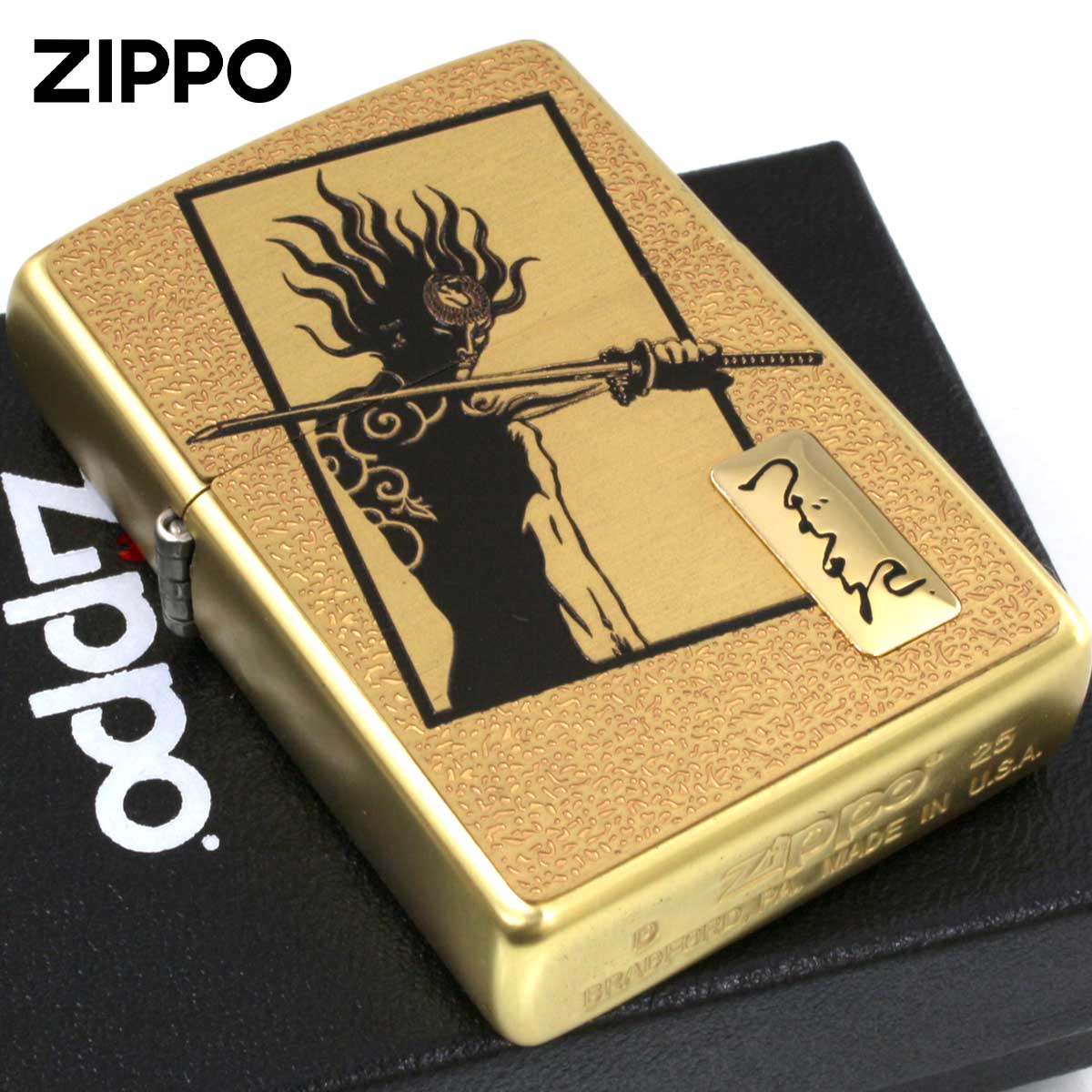 Zippo ジッポー 限定100個 ツバキアンナ The 1nd Z. 現代女浮世絵師 Tsubaki ANNA 金橡 きんつるばみ