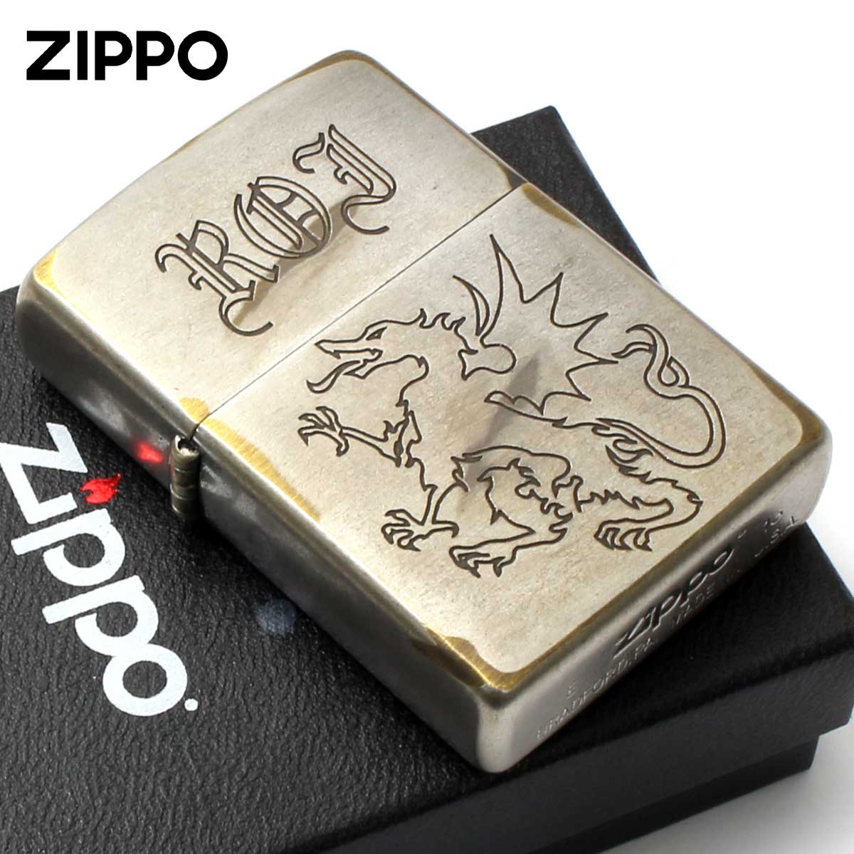 Zippo ジッポー 中世 騎士道 ユーズド仕上げ シヴァルリー Chiualry 2UD-ROI メール便可