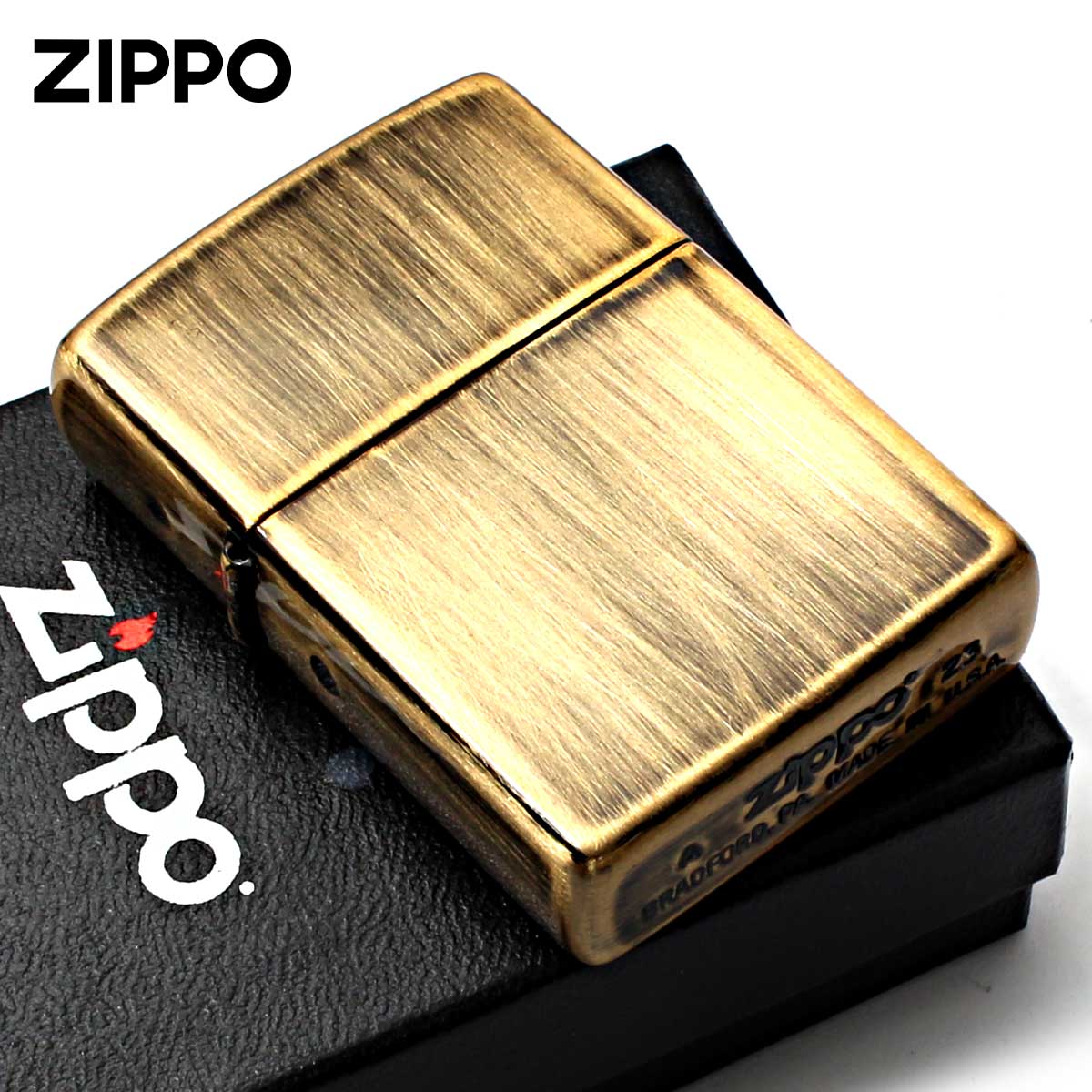 Zippo ジッポー ユーズド ダメージ ブラウン ユーズドペインティング USED PAINTING 2UD-BW メール便可