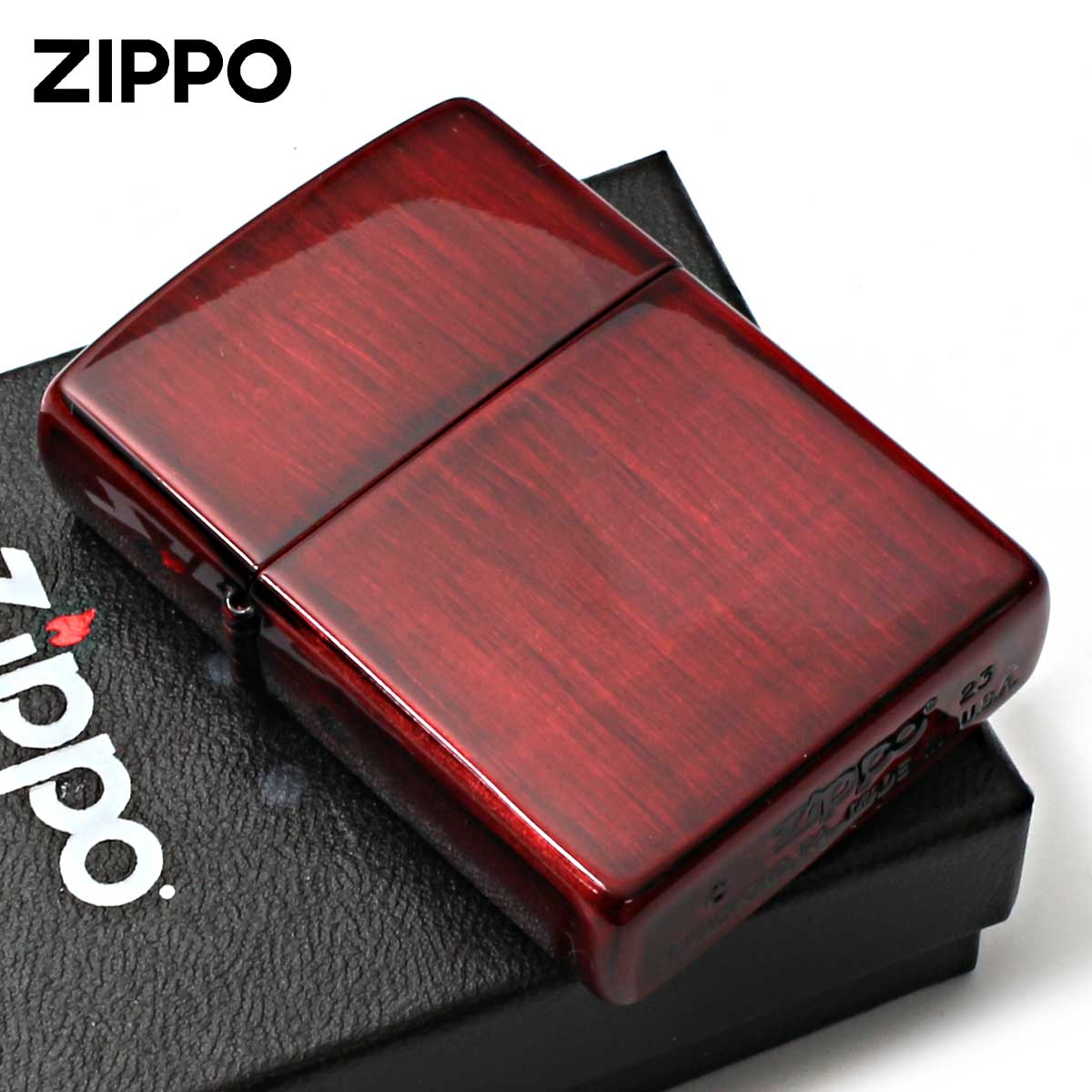 Zippo ジッポー ユーズド ダメージ レッド ユーズドペインティング USED PAINTING 2UD-RED メール便可