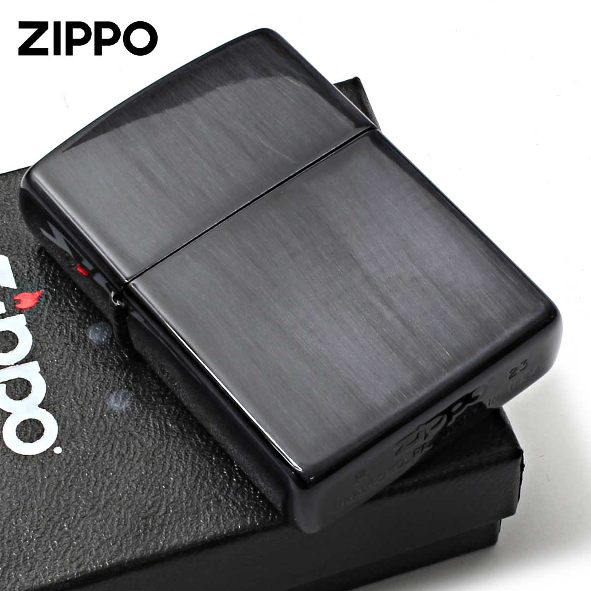 Zippo ジッポー ユーズド ダメージ ブラック ユーズドペインティング USED PAINTING 2UD-BK メール便可