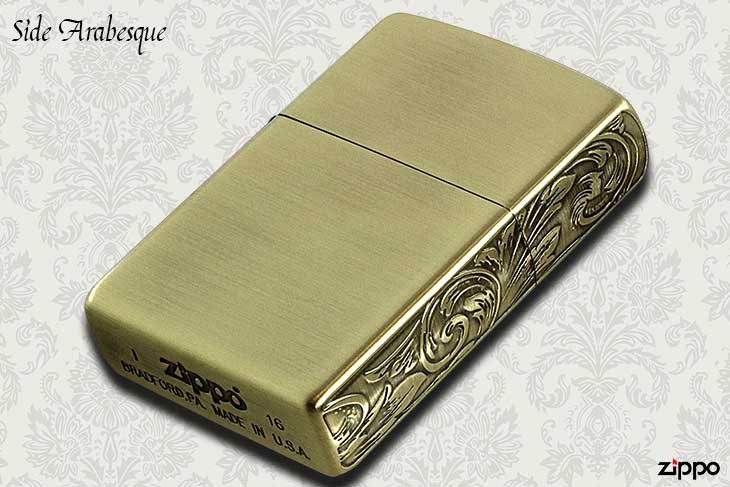 Zippo ジッポー Side Arabesque サイドアラベスク 205-SIDEARB メール便可