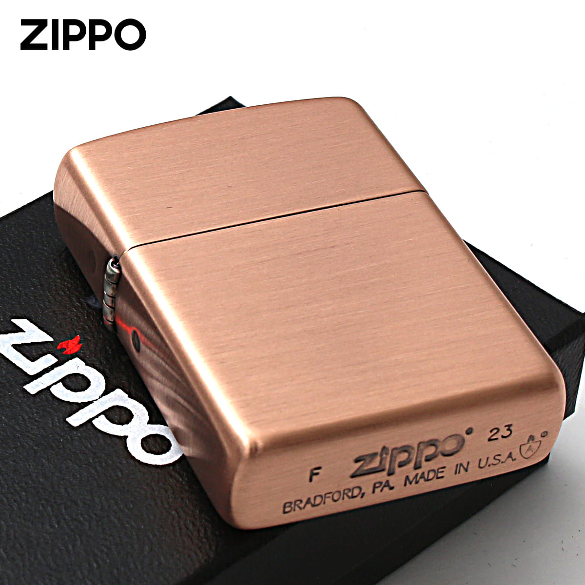 Zippo ジッポー アーマー カッパー 無地 162 ARMOR 銅 あかがね 162-3 メール便可