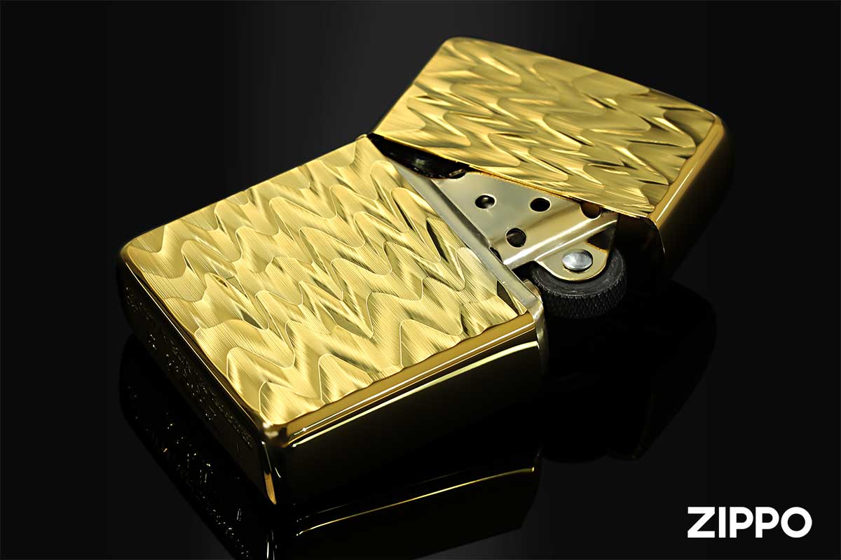 Zippo ジッポー GOLD TITANIUM PLATING 62TIG-RIP