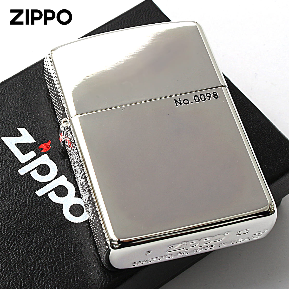 Zippo ジッポー アーマー サイド ドット ジッポ ロゴ 銀メッキ ARMOR SIDE DOT & ZIPPO LOGO シリアル番号 162S-ZCUT
