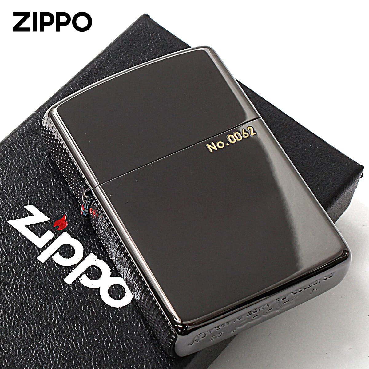 Zippo ジッポー アーマー サイド ドット ジッポ ロゴ ブラックニッケルメッキ ARMOR SIDE DOT & ZIPPO LOGO シリアル番号 162BN-ZCUT