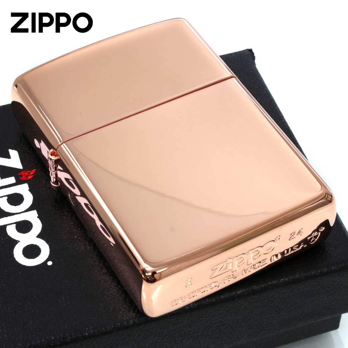 Zippo ジッポー アーマー カッパー 無地 162 ARMOR 銅 あかがね 162-3HP