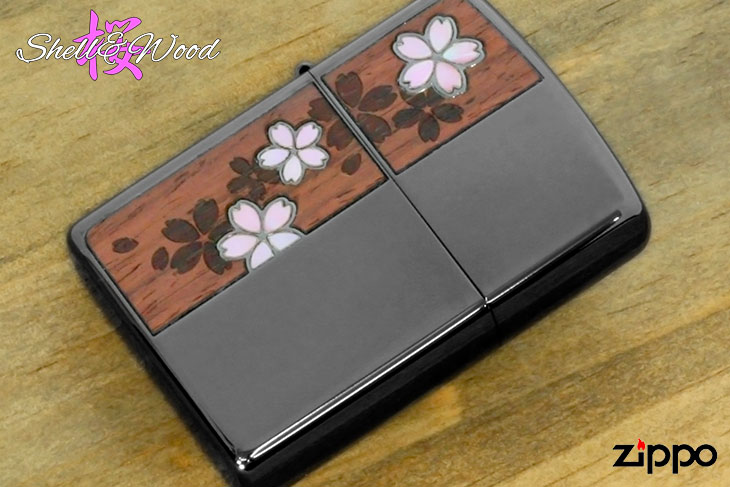 Zippo ジッポー Shell&Wood 桜 Cherry blossoms 2CSW-BN