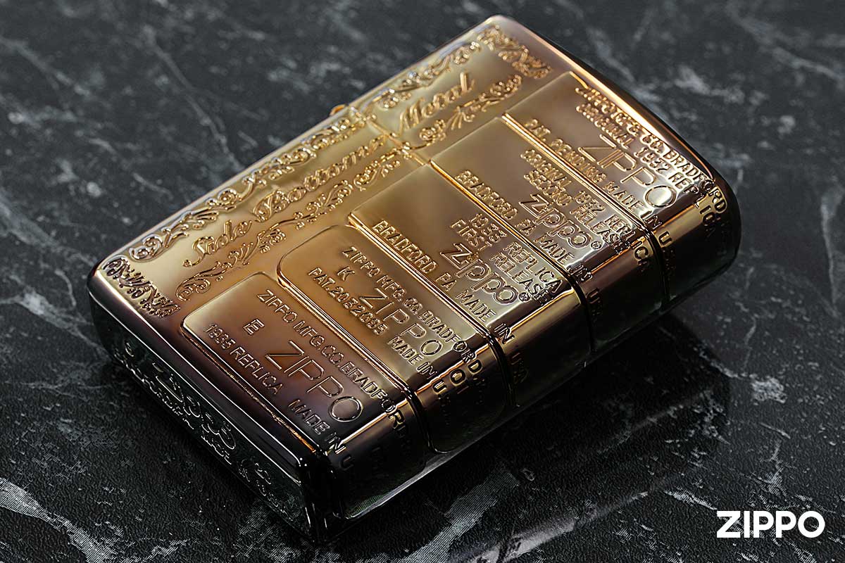 Zippo ジッポー Bottom Metal #200 Gイブシ BM-333BGI メール便可