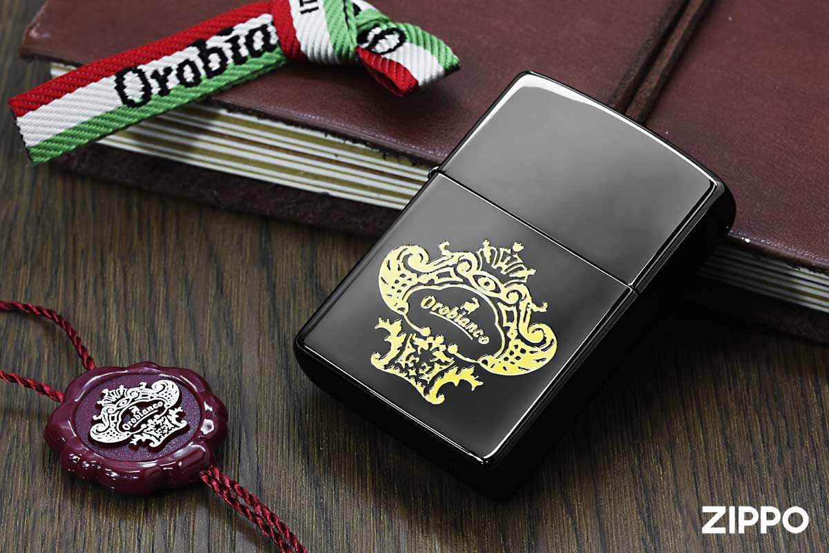 Zippo ジッポー オロビアンコ ロゴデザイン ブラック Orobianco Logo オフィシャルライセンス品 ORZ-003 BK