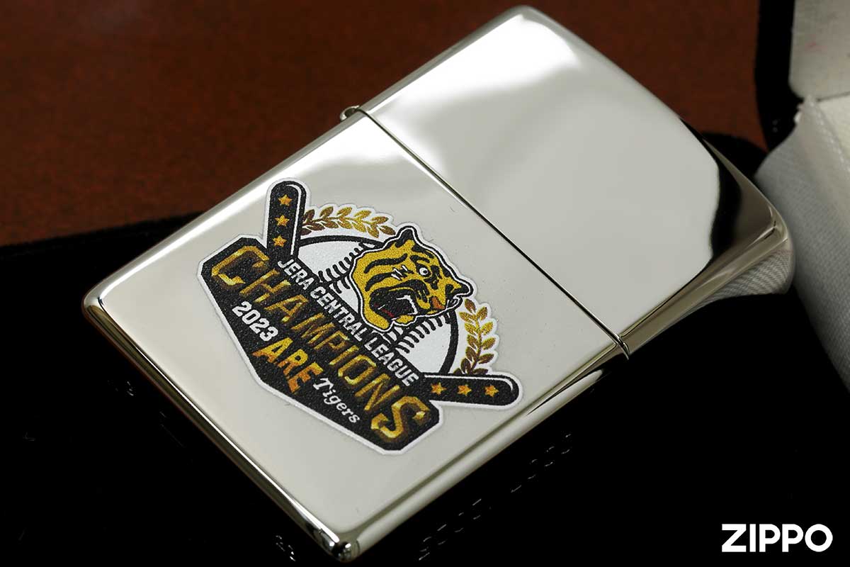 Zippo ジッポー 限定2,023個生産 阪神タイガース 2023年リーグ優勝記念 ニッケルメッキ HTZ-2023VICTORY NI