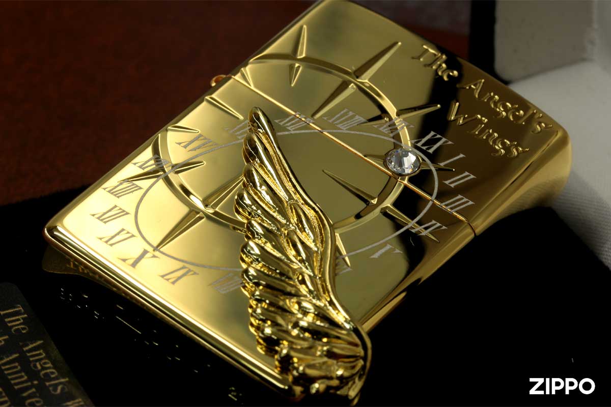 Zippo ジッポー 限定2,000個 エンジェル ウイング 20周年記念 金ミラー The Angels Wings 20th anniversary PAW-20th GD