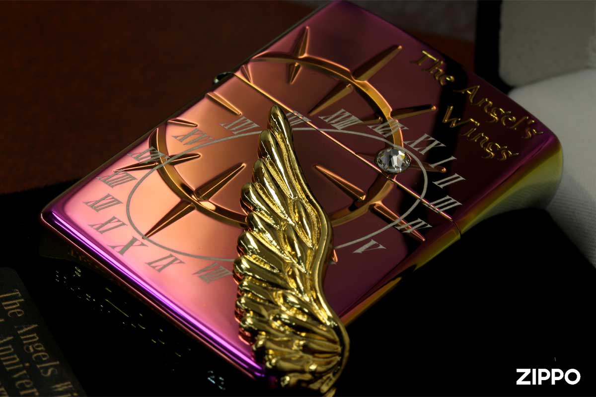 Zippo ジッポー 限定2,000個 エンジェル ウイング 20周年記念 チタンレインボー The Angels Wings 20th anniversary PAW-20th TR