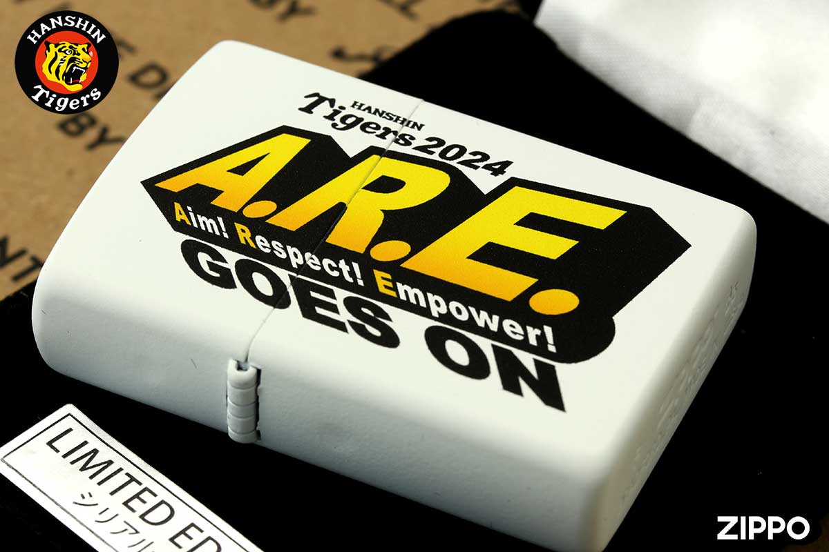 Zippo ジッポー 限定100個生産 阪神タイガース 2024 HANSHIN Tigers オフィシャルライセンス品 HTZ-ARE GOES ON カラー