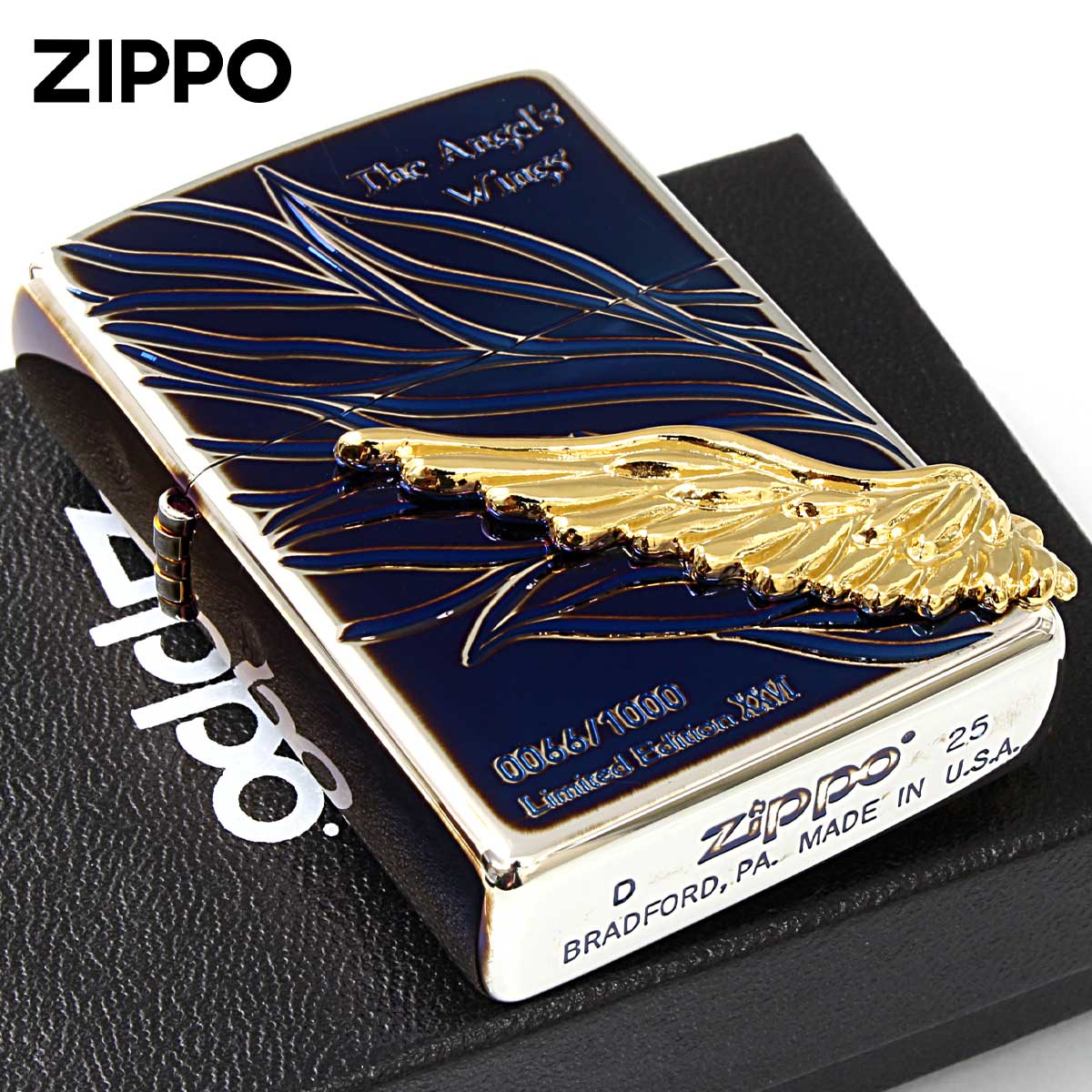 Zippo ジッポー 限定1,000個 2026年モデル The Angel's Wings エンジェル ウイング メタル オーロラ PAW-2026AUG