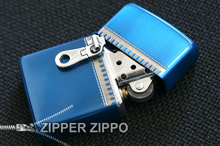 Zippo ジッポー ZIPPER ZIPPO イオンブルー