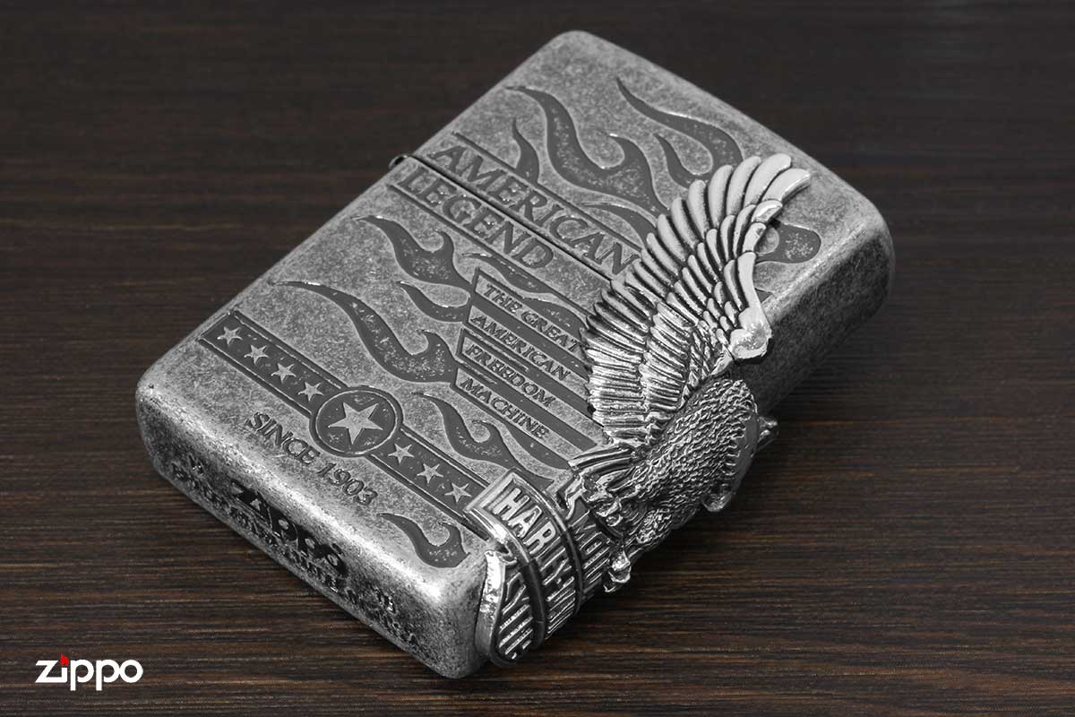 Zippo ジッポー ハーレーダビッドソン 日本限定モデル バイク 二輪 モーターサイクル Harley Davidson オフィシャルライセンス品 HDP-74
