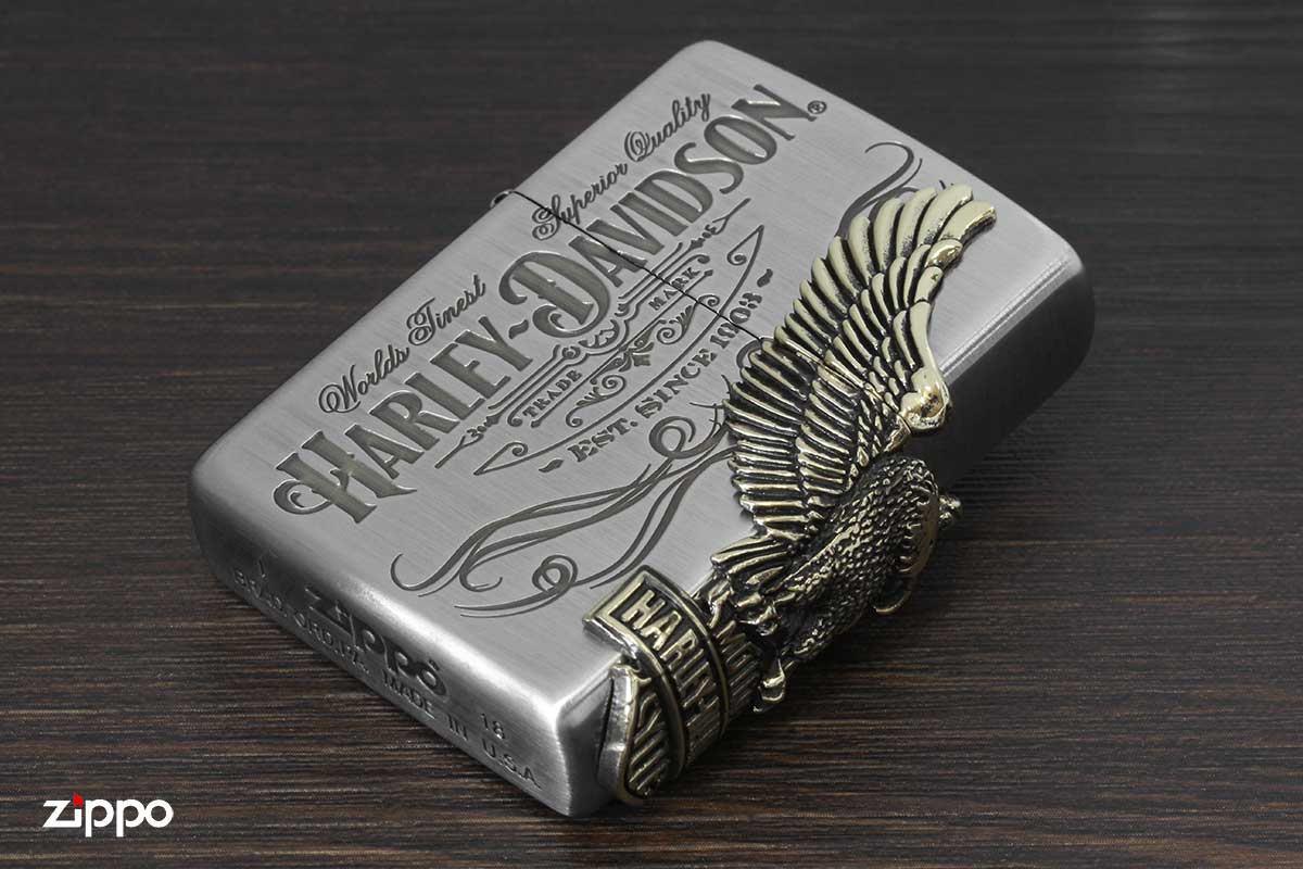 Zippo ジッポー ハーレーダビッドソン 日本限定モデル バイク 二輪 モーターサイクル  Harley Davidson オフィシャルライセンス品 HDP-75