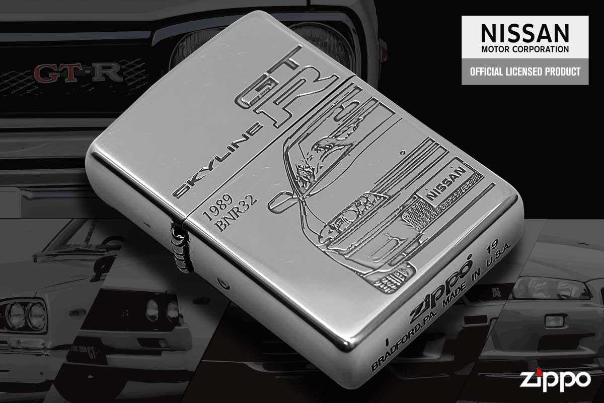 Zippo ジッポー スカイライン GT-R 日産 自動車 NISSAN SKYLINE オフィシャルライセンス品 BNR32