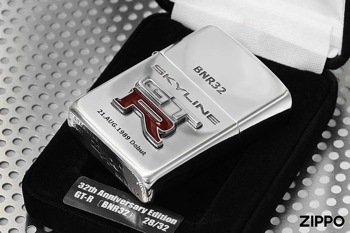 Zippo ジッポー 限定32個生産 日産 NISSAN 32th Anniversary BNR32 SKILINE GT-R スターリングシルバー 純銀