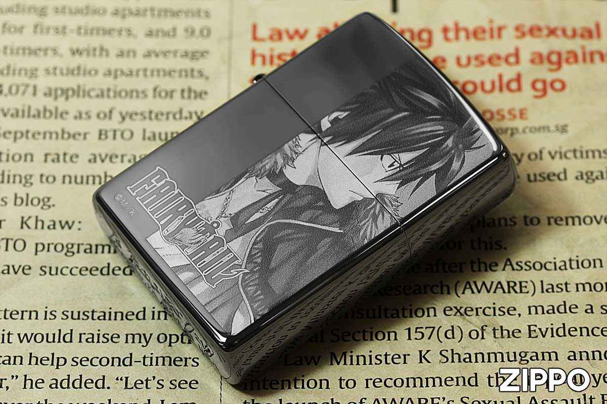 Zippo ジッポー 真島ヒロ FAIRYTALE フェアリーテイル グレイ メール便可