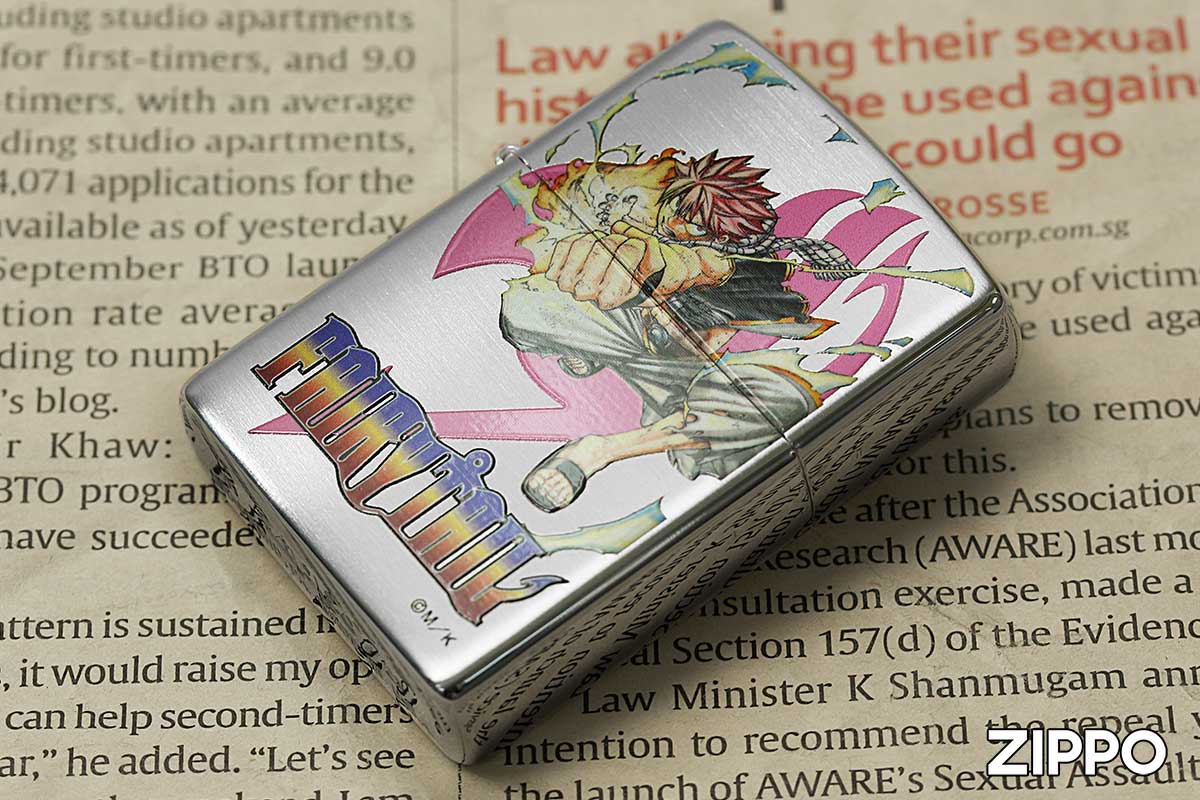 Zippo ジッポー 真島ヒロ FAIRYTALE フェアリーテイル ナツ 漫画 オフィシャルライセンス品 ナツ