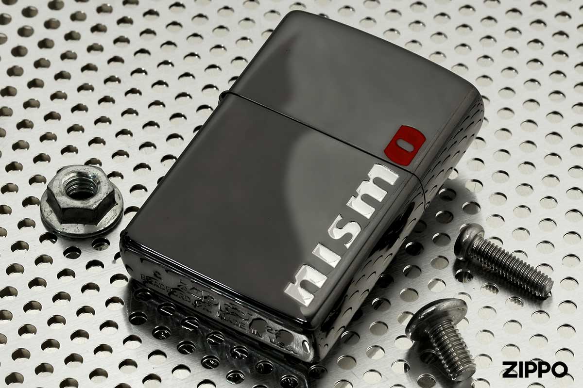 Zippo ジッポー ニスモ 日産 自動車 NISSAN NISMO ニスモ 現行ロゴVer. ブラック オフィシャルライセンス品 BK&RD