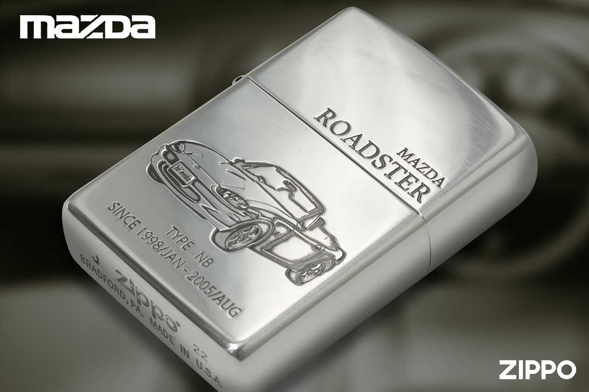 Zippo ジッポー マツダ MAZDA 自動車 ロードスター ROADSTER オフィシャルライセンス品 NB