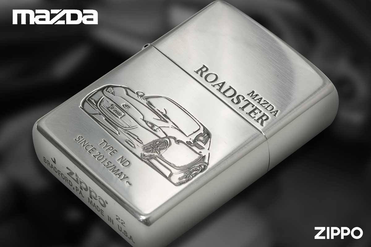 Zippo ジッポー マツダ MAZDA 自動車 ロードスター ROADSTER オフィシャルライセンス品 ND