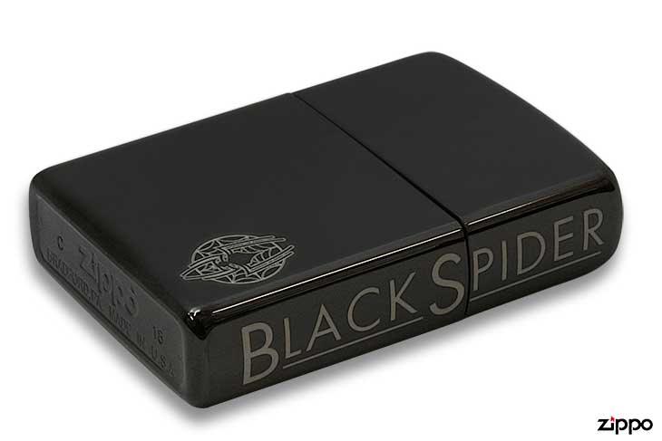 Zippo ジッポー タバコ銘柄 ブラックスパイダー エボニー BLACK SPIDER エボニー
