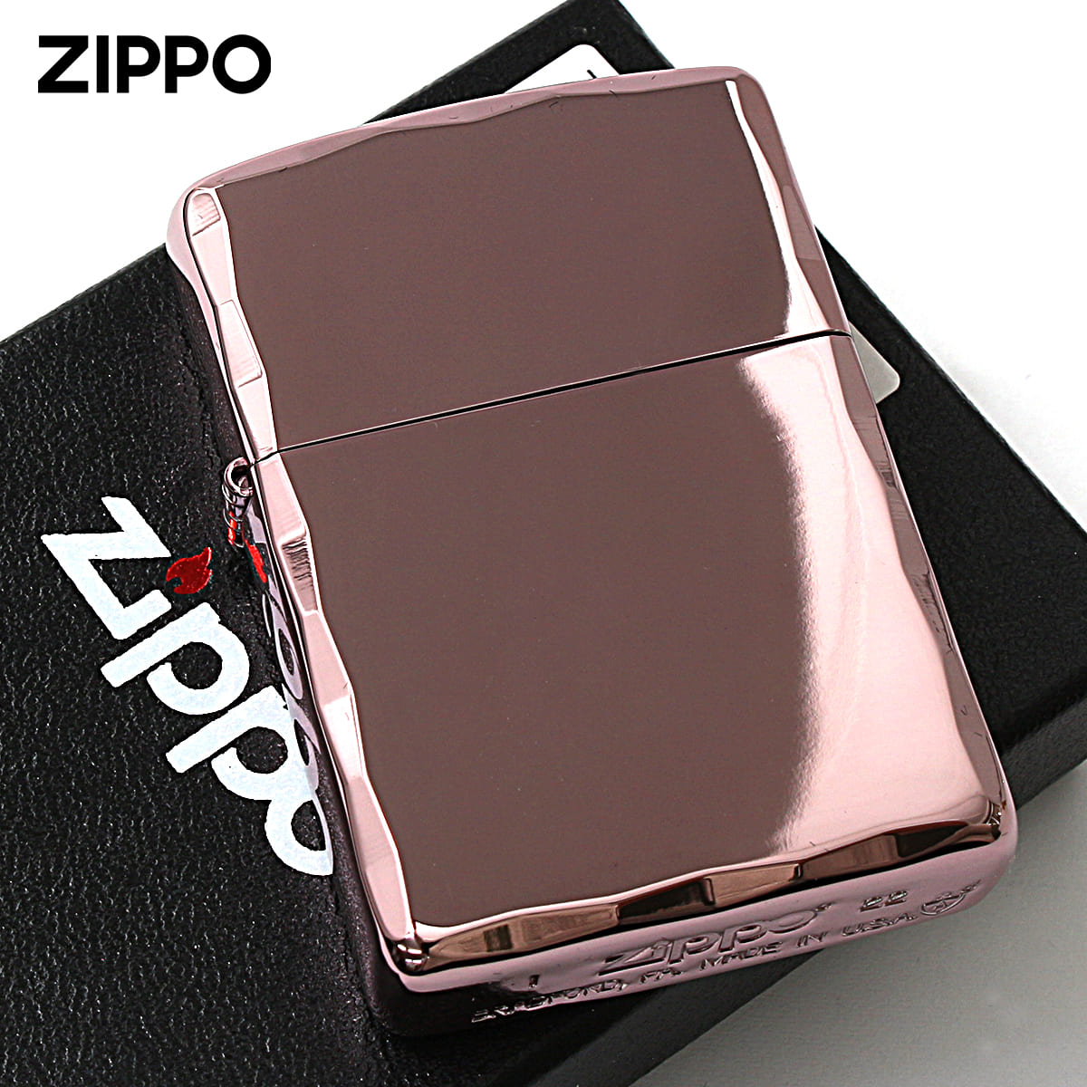 Zippo ジッポー アーマー シャインレイカット 手彫り イオンピンク ARMOUR SHINRAY CUT PK