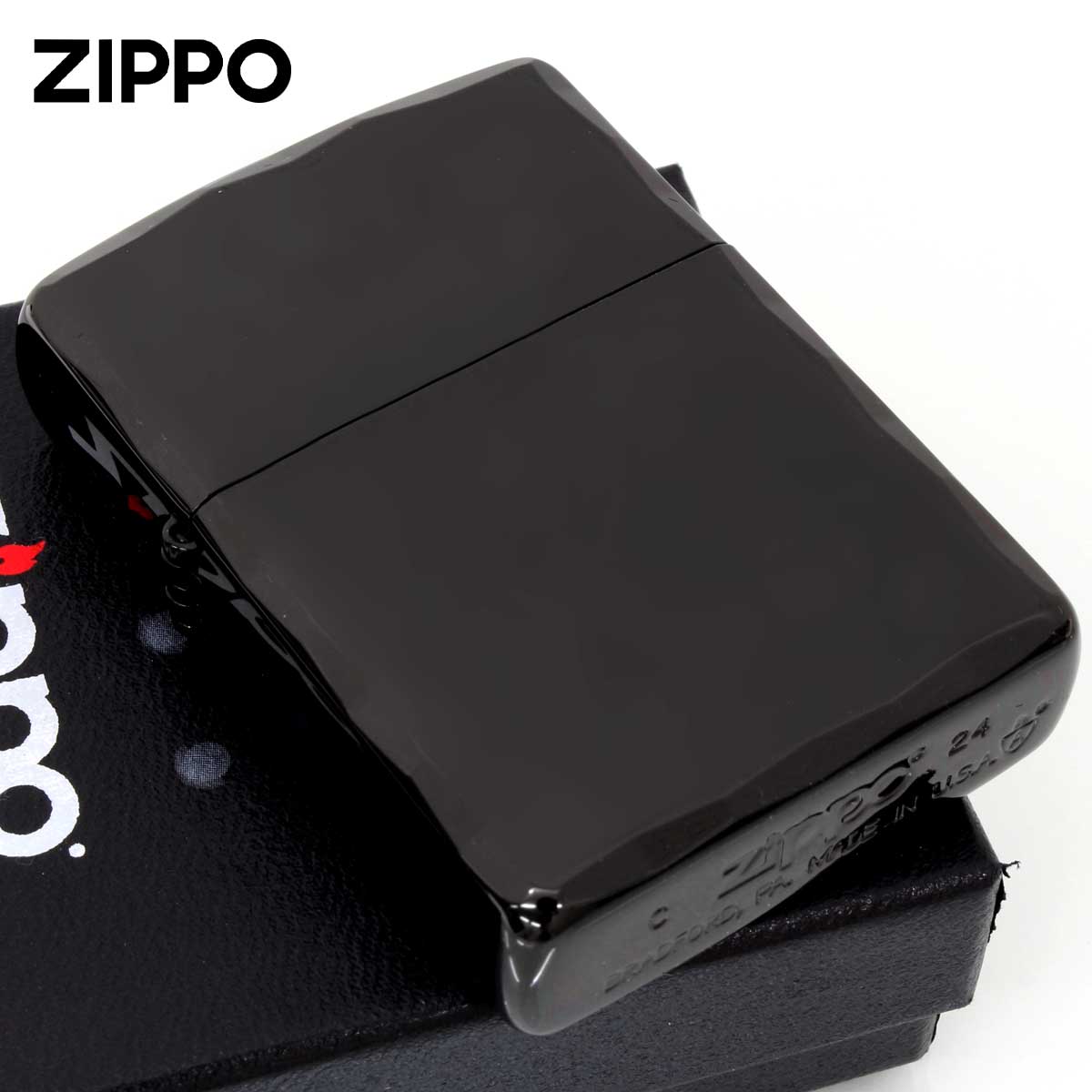 Zippo ジッポー ARMOUR SHINRAY CUT アーマー シャインレイカット ブラック BK