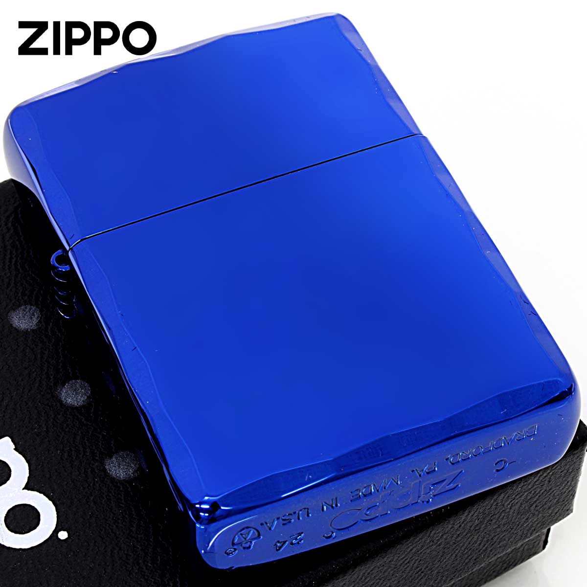 Zippo ジッポー ARMOUR SHINRAY CUT アーマー シャインレイカット ブルー BL