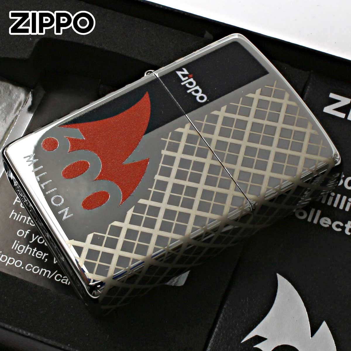 Zippo ジッポー 限定20,000個 総生産数6億個記念 Zippo 鏡面 ポリッシュ シリアル番号 49272