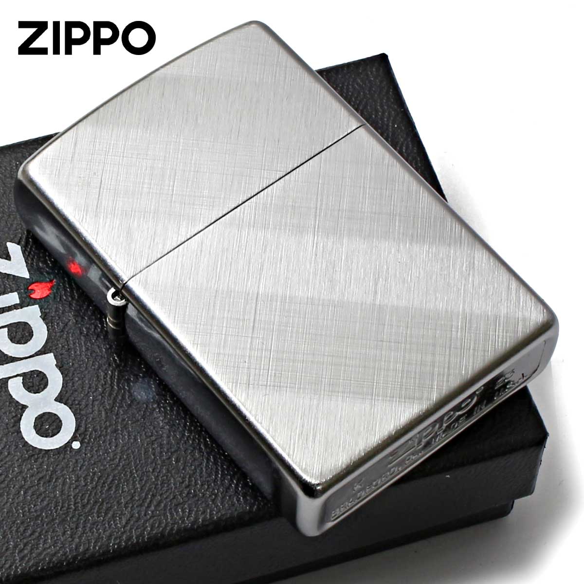Zippo ジッポー ダイヤゴナル ウェーブ Diagonal Weave ブラッシュドクローム 28182 メール便可