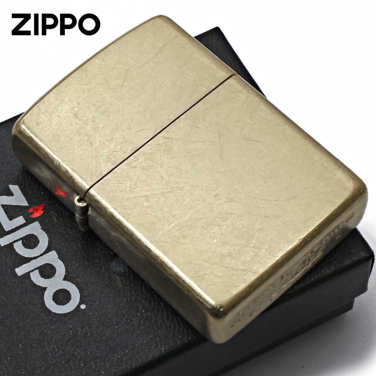 Zippo ジッポー アーマー タンブル ブラス ARMOR Tumbled Brass 真鍮 28496 メール便可